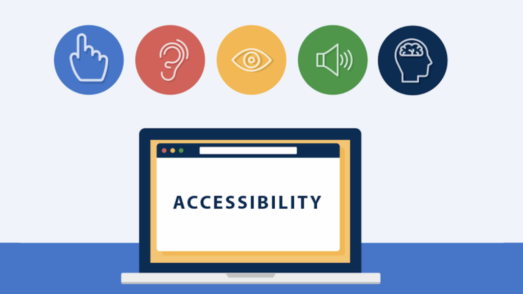 Faktor aksesibilitas web: responsif, inklusif, jelas, dan mudah dipahami.